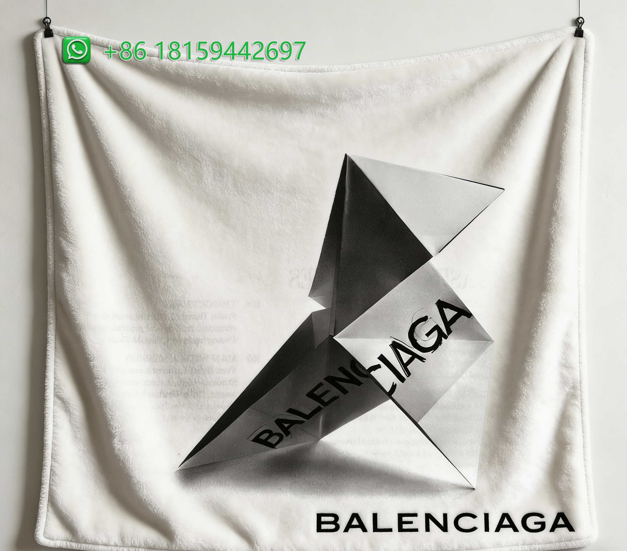 Balenciaga Throw Blankets
